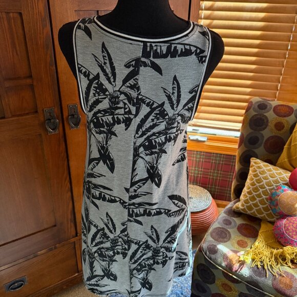 Forever 21 Palm Tree Tank Dress, Size Medium - Picture 4 of 7